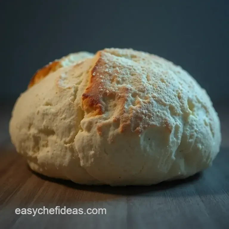 Crusty No-Knead Artisan Bread presentation