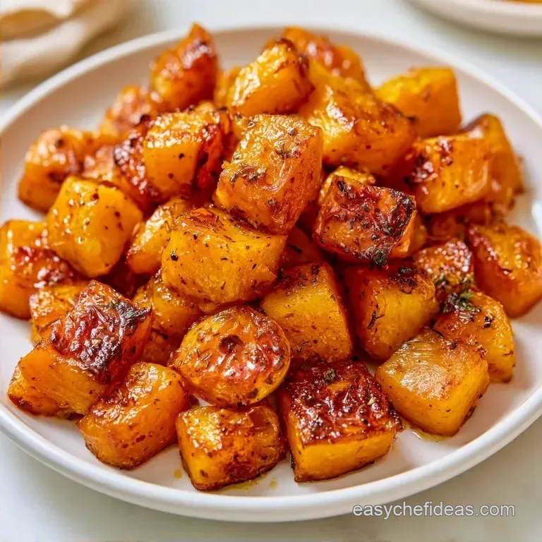 Golden Curry Roasted Butternut Squash