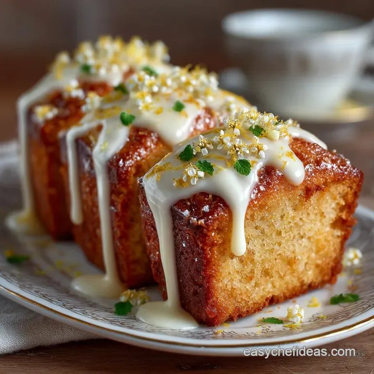 The Crown Jewels Dainty Lemon Elderflower Mini Loaf Cakes presentation