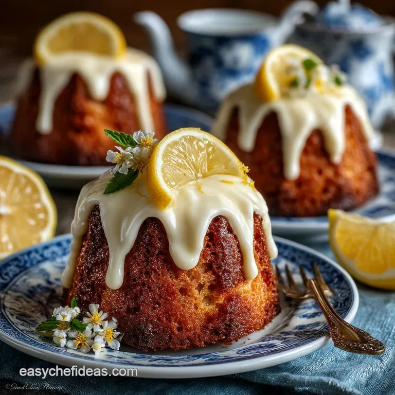 The Crown Jewels Dainty Lemon Elderflower Mini Loaf Cakes
