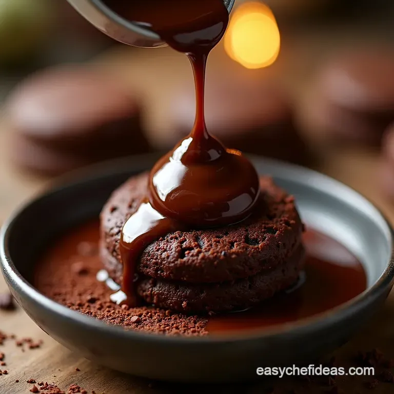 Midnight Velvet Decadent Dark Chocolate Condensed Milk Hot Fudge Sauce presentation