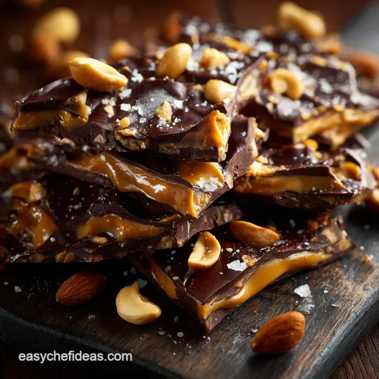 Dark Chocolate Peanut Butter Bark: Easy Recipe for the Salted Chippy Treat