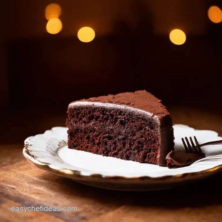 Death by Chocolate Layer Cake a Decadent Masterpiece presentation