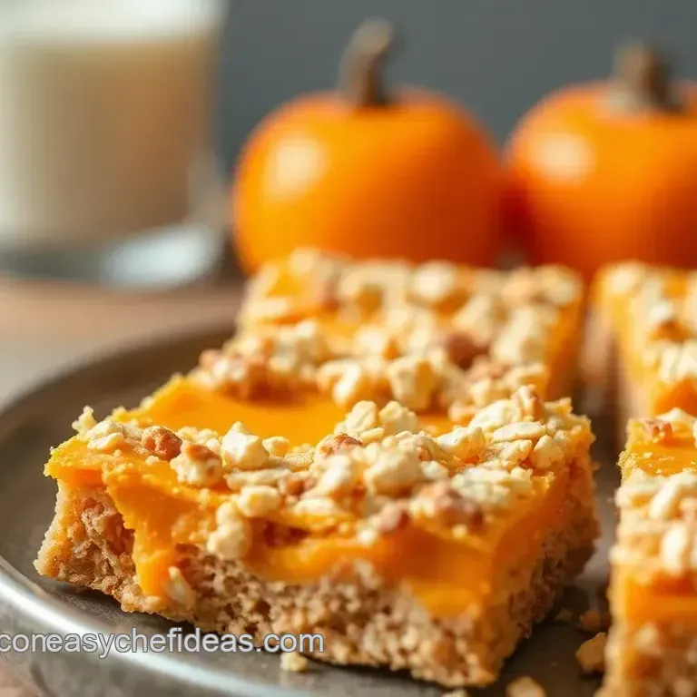 Delicious Baked Persimmon Bars with Oatmeal Crunch