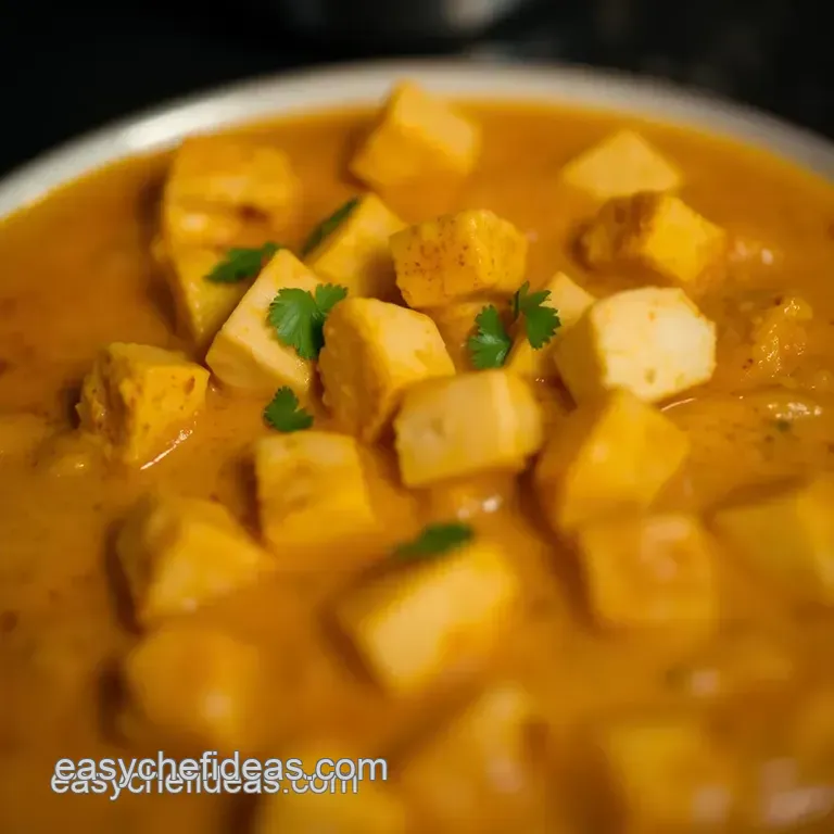 Delicious Indian Korma: Creamy Coconut Chicken Awaits presentation