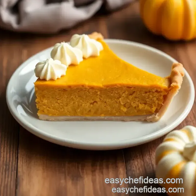 Deliciously Easy Pumpkin Pie Copycat Recipe presentation