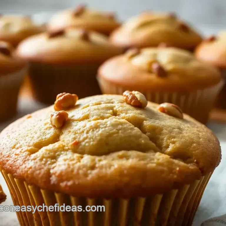 Deliciously Moist Banana Nut Muffins
