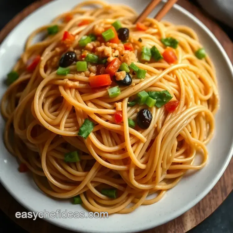 Deliciously Simple Lo Mein Noodles: a Tasty Takeout at Home! presentation