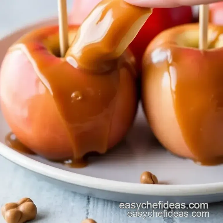 Dip Caramel Apples for Sweet Fall Treats presentation
