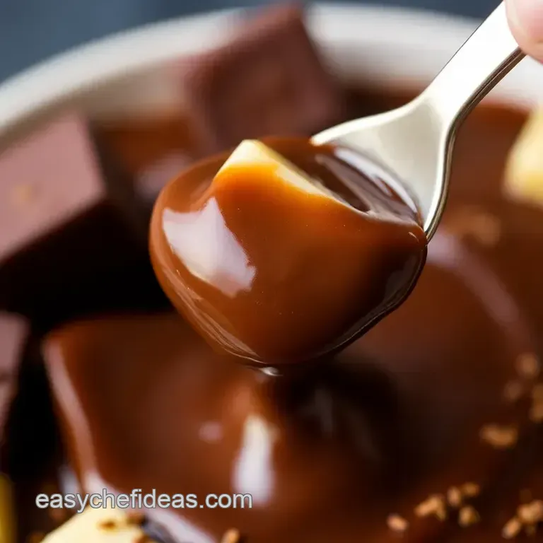 Dip Dark Chocolate Coffee Caramels Bliss presentation