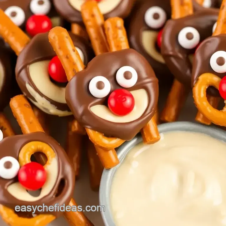 Dip Mini Pretzel Twists for Festive Fun presentation