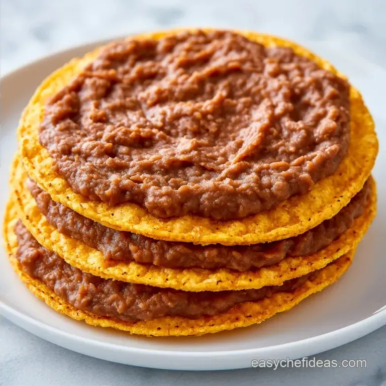 Double Layer Bean Tostadas in 20 Minutes