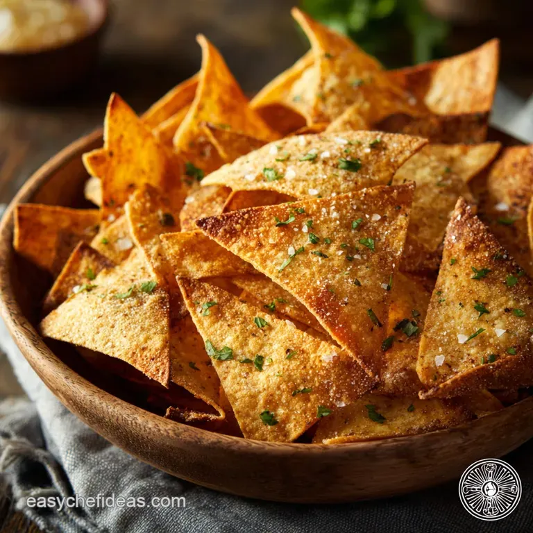 The Golden Crunch Air Fryer Tortilla Chips Better Than the Bag presentation