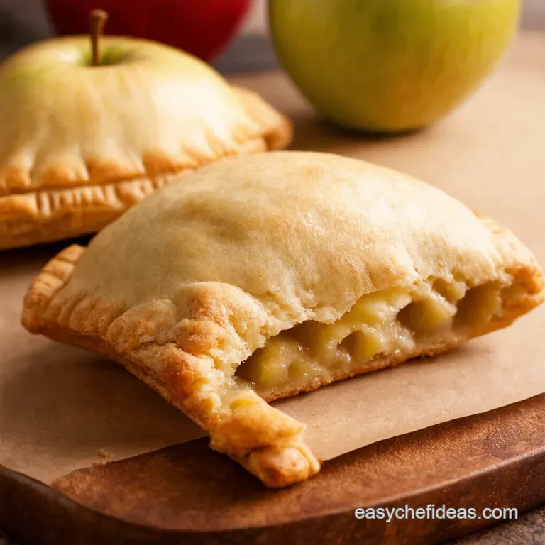 Easy Apple Hand Pies with Vanilla Glaze presentation