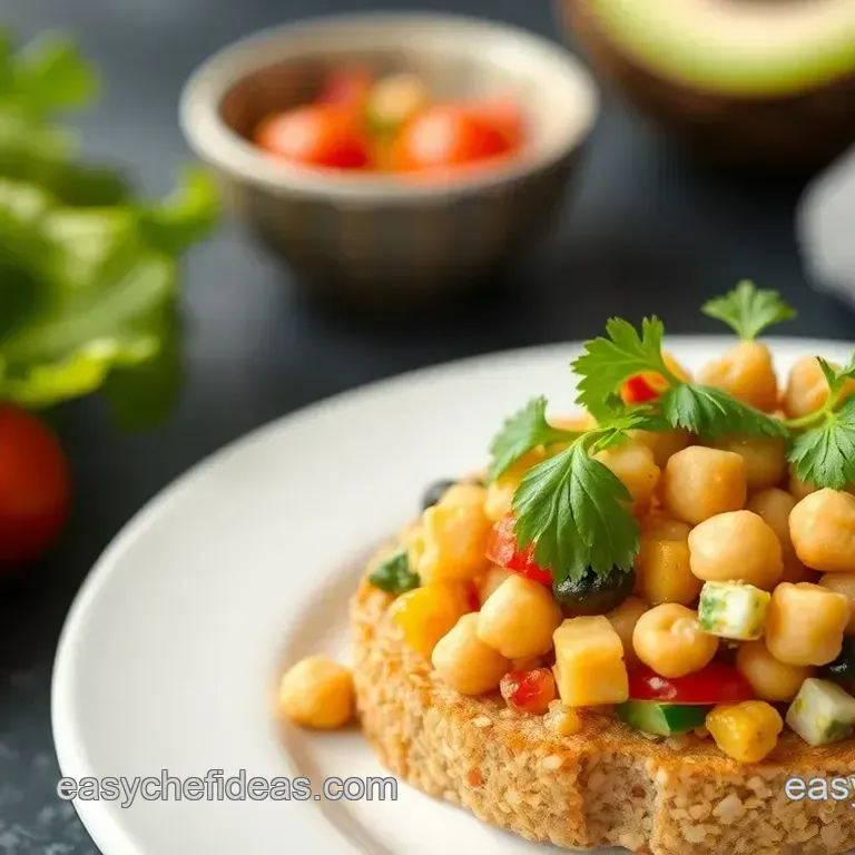 Easy Chickpea Salad Sandwich Delight