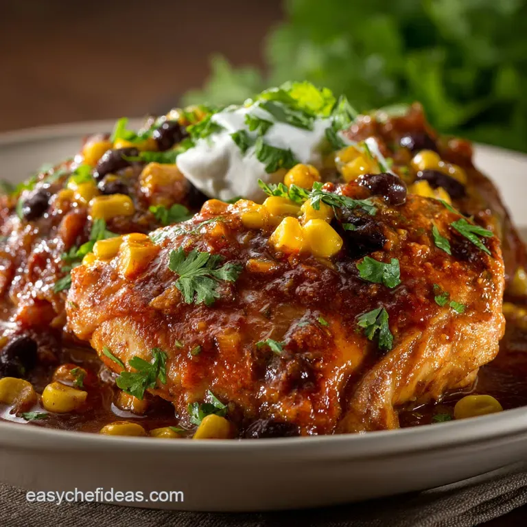 Crock Pot Santa Fe Chicken: The Hands-Off Skinny Weeknight Marvel