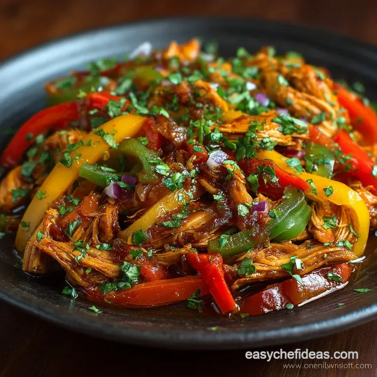 Slowcooked Chicken Fajitas the Weekday Wonder presentation