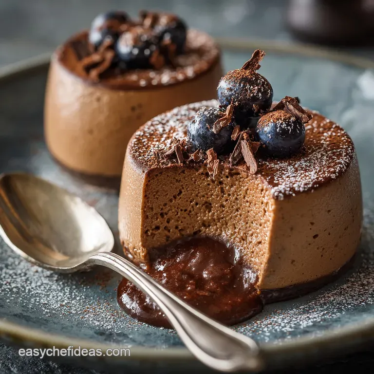 Chocolate Ricotta Mousse: the Silky No-Bake Dark Chocolate Dream presentation