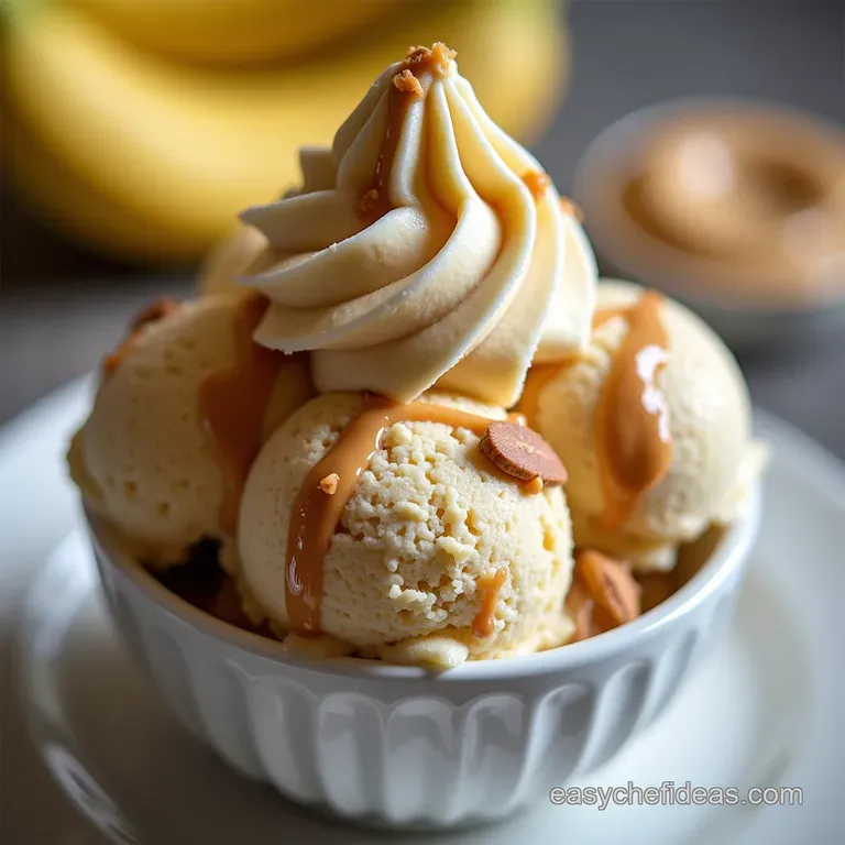 The Good Boy Banana Peanut Butter Swirl Homemade Dog Ice Cream