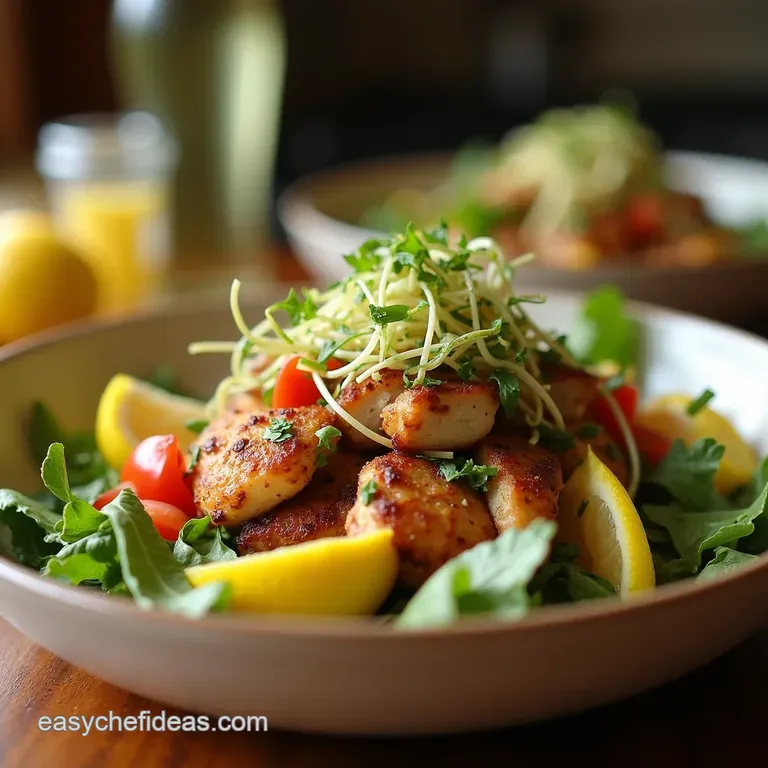 Sunshine on a Plate Easy Greek Lemonherb Chicken Gyro Bowls presentation