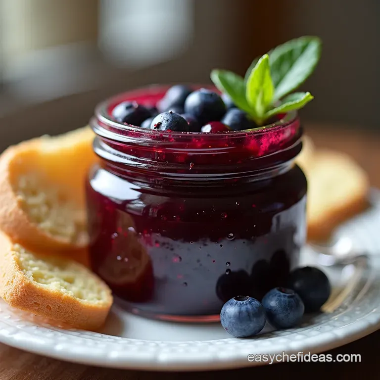 Sunshine in a Jar The Perfect Homemade Blueberry Jam LowPectin Method