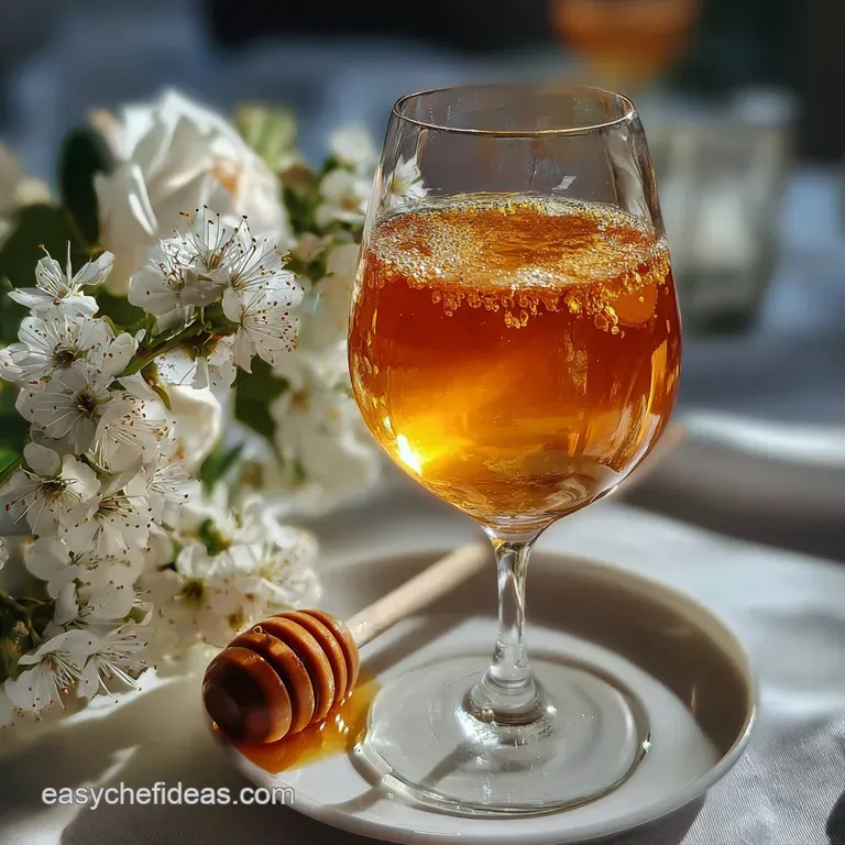 Elegant highball glass filled with a layered pink cocktail, topped with skewered melon balls; a refreshing, summery presen...