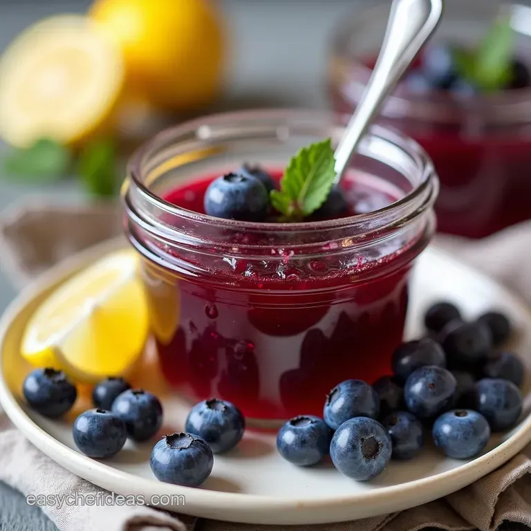 Sunshine in a Jar QuickSet Lemon Blueberry Jam