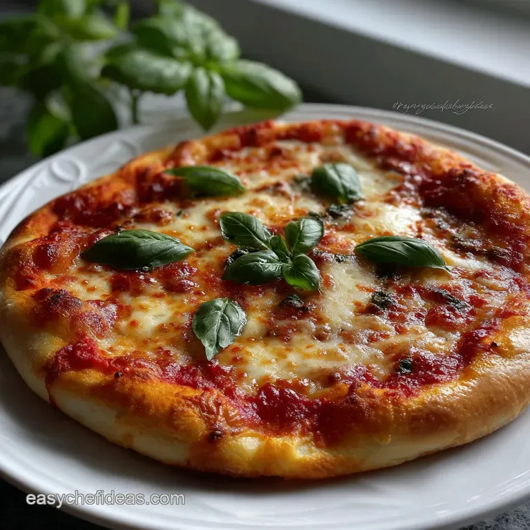 Easy Margherita Pizza Recipe NoYeast Skinnytaste