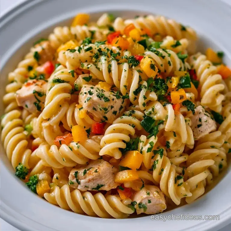 Rainbow Veggie Protein Pasta Salad: Nutritious Kids Lunch