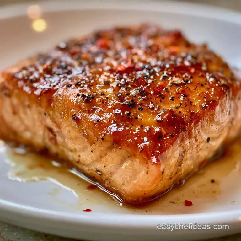 Easy Pepper Salmon Glaze: Honey Soy Glossy Finish