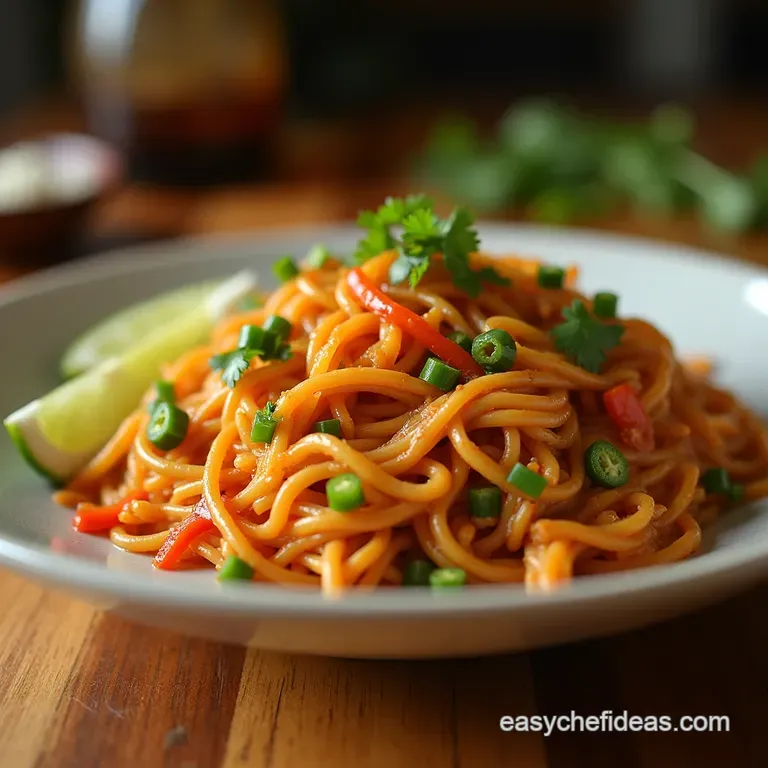 The Ultimate Weeknight Rice Noodle Stirfry Speedy Saucy Satisfying presentation