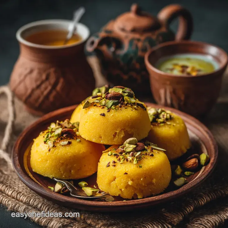 The Golden Touch Easy Homemade Kesar Peda Instant Saffron Milk Fudge