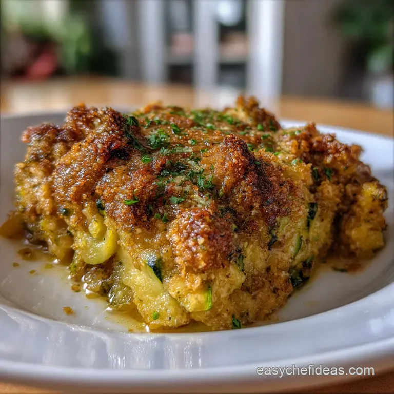 Zucchini Casserole: Golden Crusted Comfort
