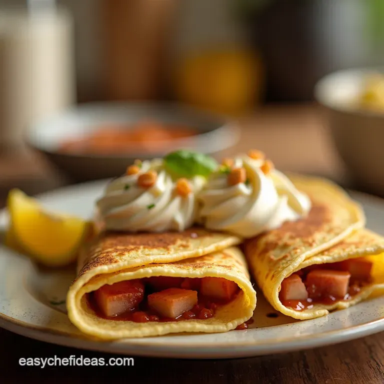 Effortless Everyday Crepes from Pan to Plate in Minutes presentation