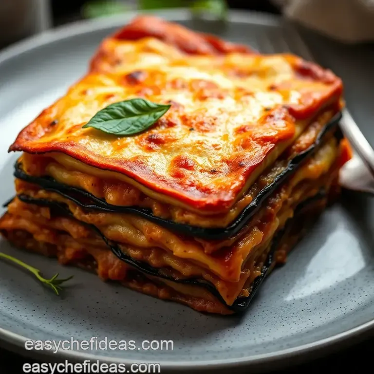 Eggplant Lasagna: a Veggie-Packed Twist on a Classic presentation