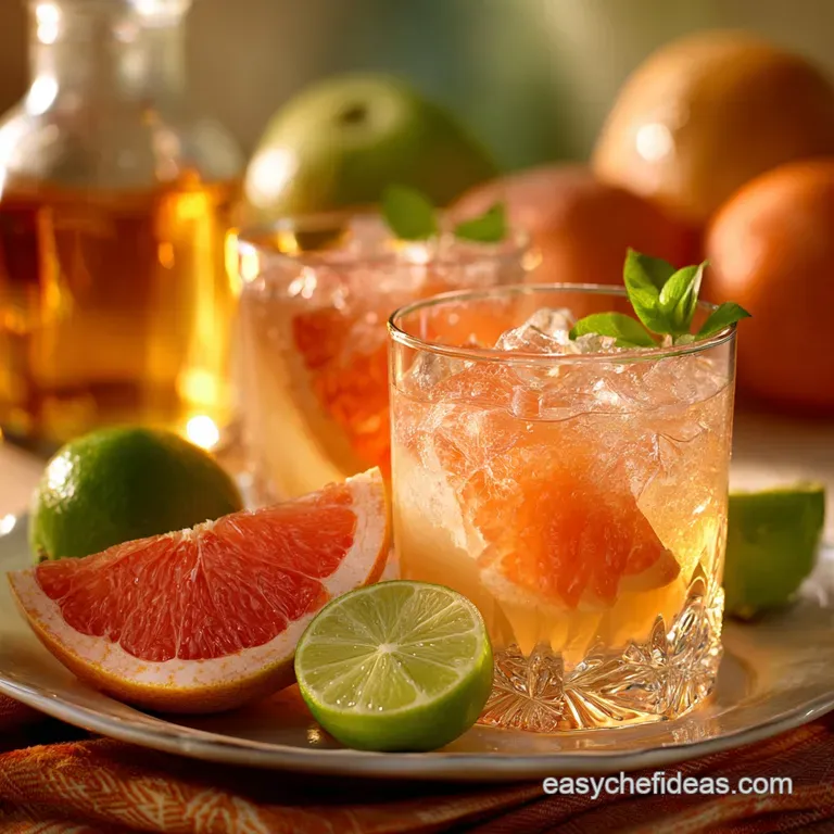 Palomas the Elevated Fresh Grapefruit Tequila Drink 7Minute Prep presentation