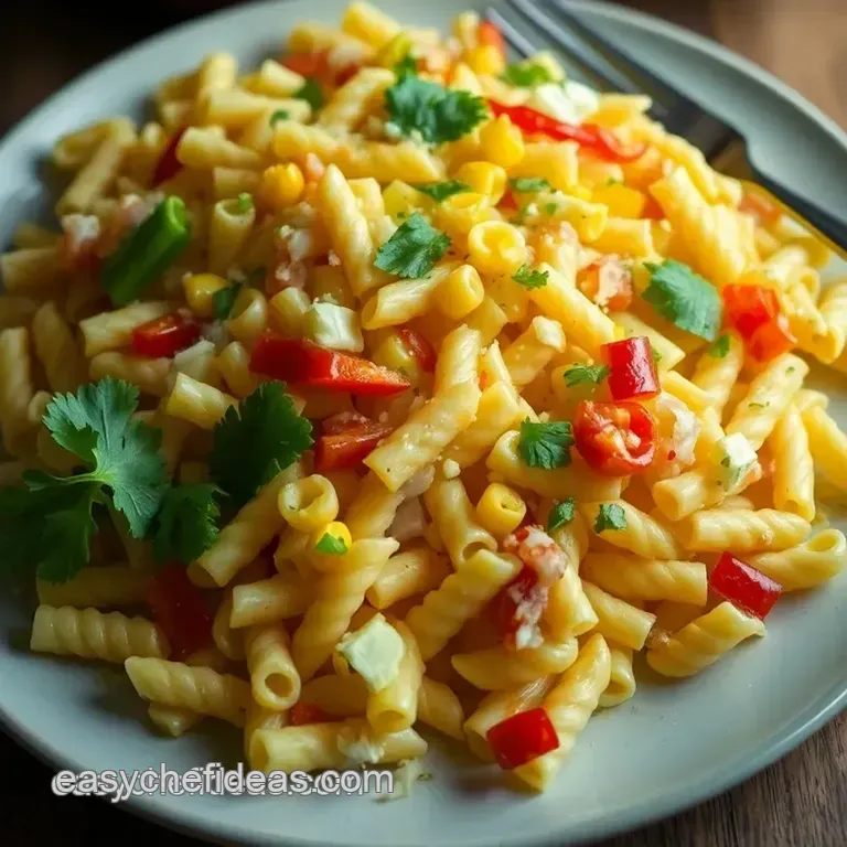 Elote Pasta Salad: Mexican Street Corn Fiesta! presentation