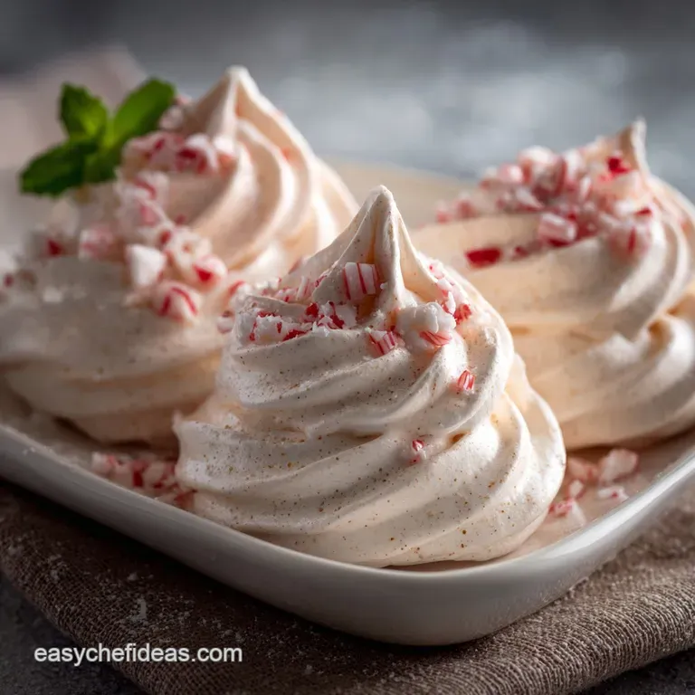 Peppermint Meringue Cookies: Winter Wonderland Festive Fancies
