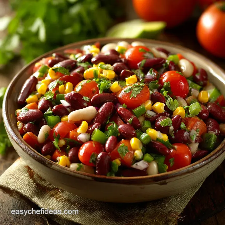 Fiesta Bean Salad: The Big Easy Zesty Side Dish