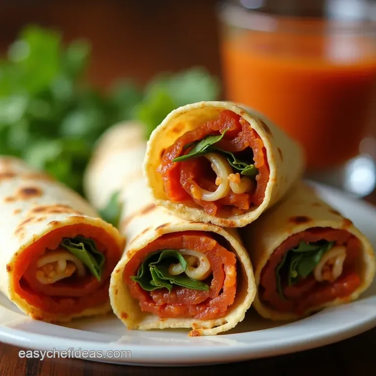 Fiesta Pinwheels Easy Mexican Tortilla Rolls presentation