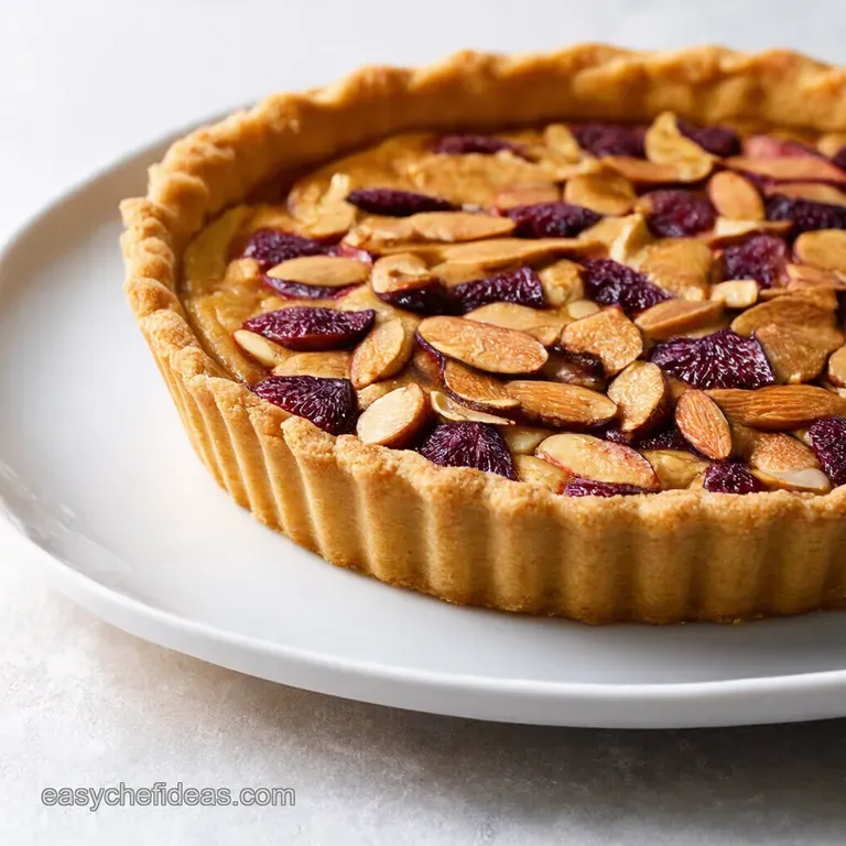 Fig Almond Tart with HoneyLavender Drizzle