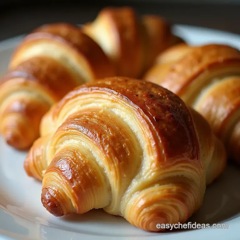 The Bakers Triumph Authentic Flaky French Butter Croissants from Scratch