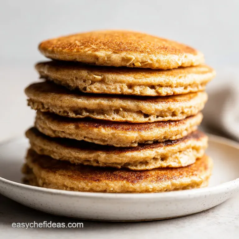 Fluffy Flourless Banana Smoothie Pancakes: Vegan and Sugar Free