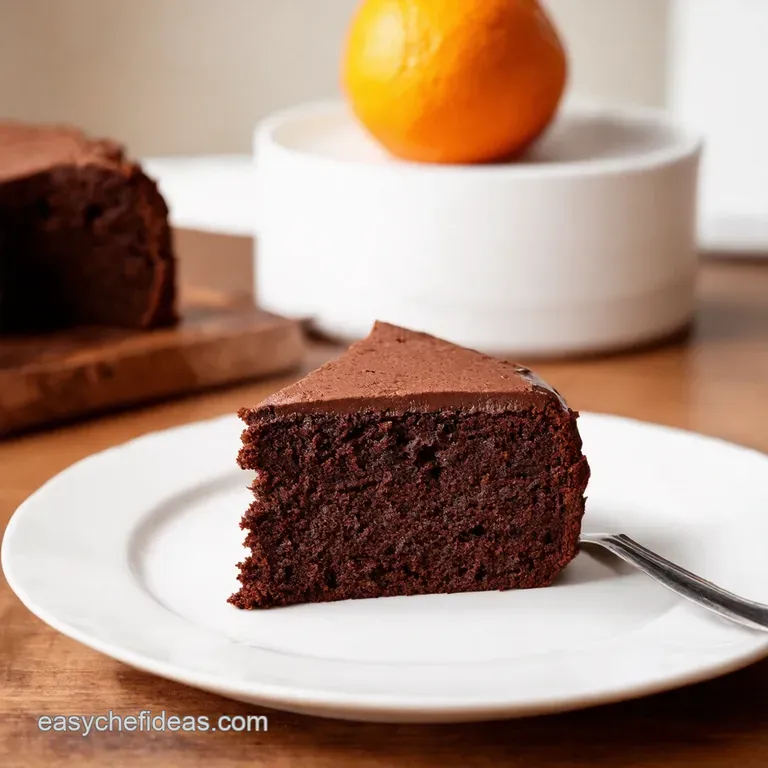 Flourless Chocolate Orange Cake Passoverfriendly presentation