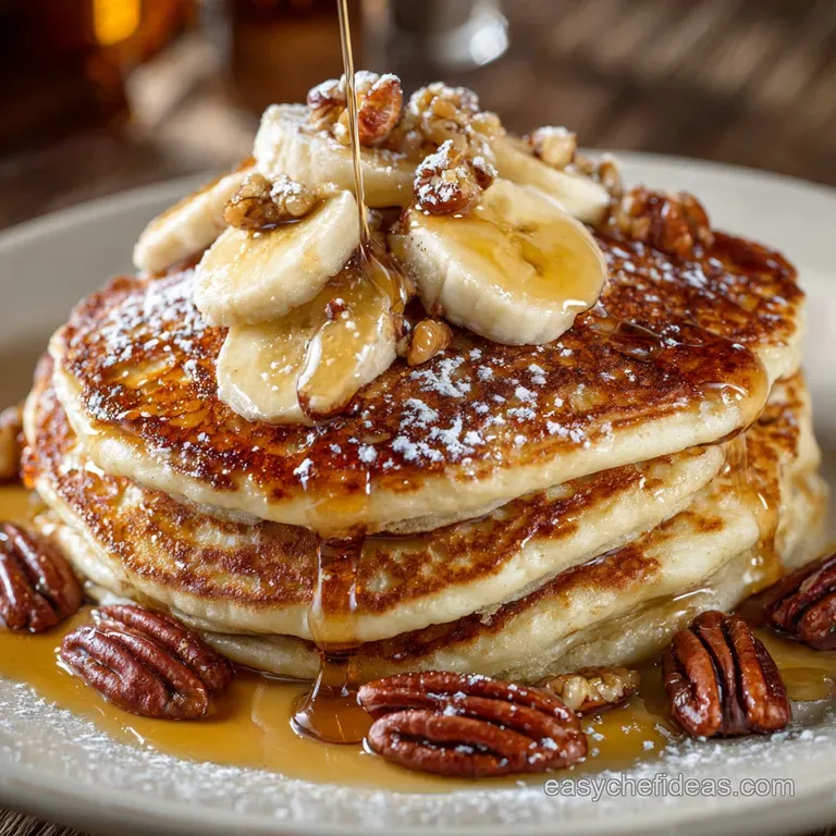 Banana Nut Pancakes: Ultimate Fluffy Banana Pecan Style