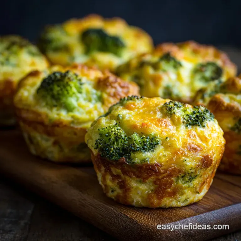Broccoli and Cheese Egg Muffins Fluffy Fast and Perfect for Meal Prep