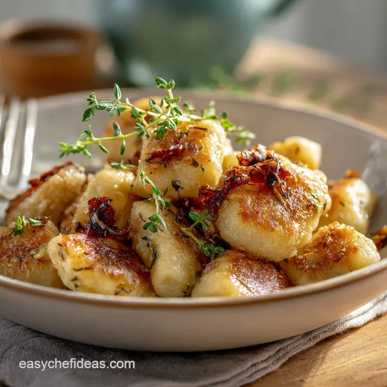 Cauliflower Gnocchi: the Perfect Fluffy Recipe with Brown Butter Sage presentation