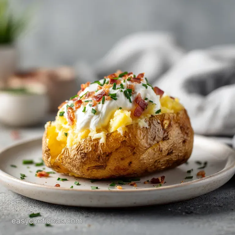 Microwave Baked Potato: Fluffy Results Fast presentation