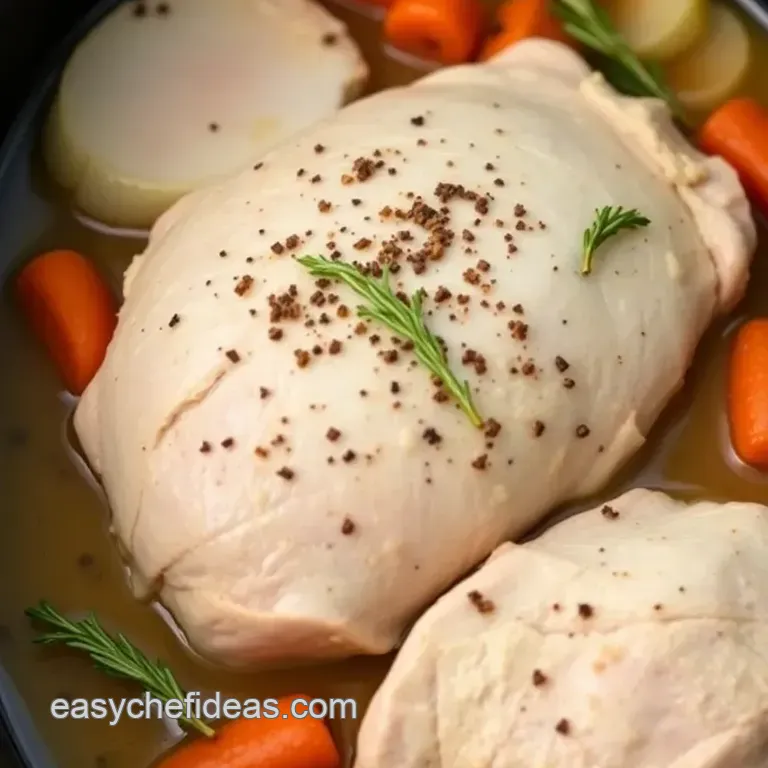 Foolproof Crock-Pot Herb Roasted Turkey Breast presentation