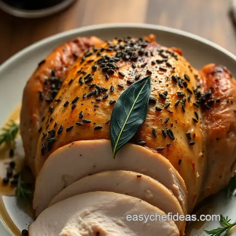 Foolproof Herb-Roasted Turkey Breast presentation
